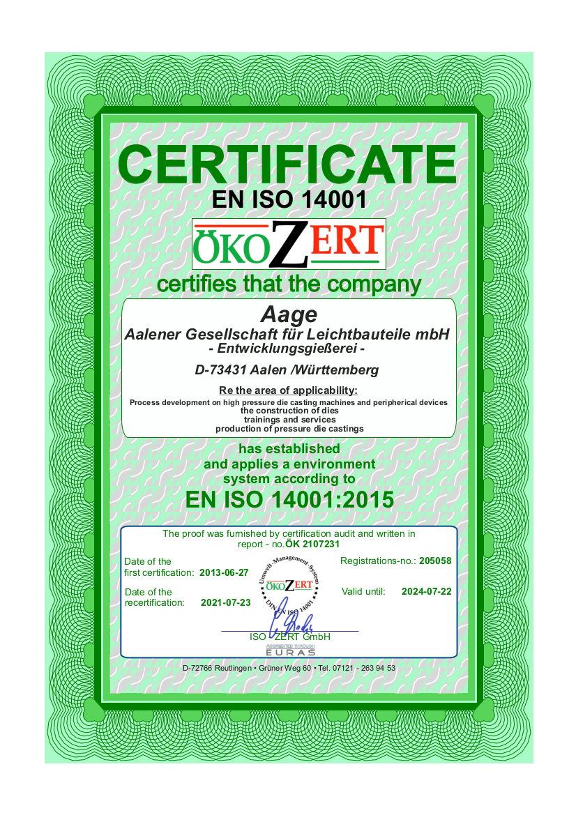 DIN EN ISO 14001:2015 Aage English