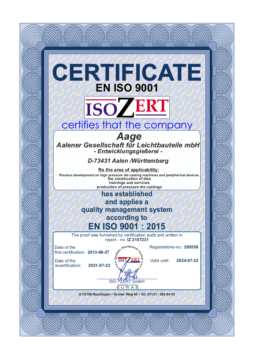 DIN EN ISO 9001:2015 Aage English